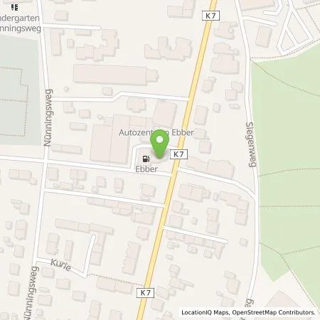 Standortübersicht der Tankstelle Autozentrum Ebber GmbH in 46325 Borken