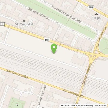 Standortübersicht der Tankstelle infra fürth service gmbh in 90762 Fürth