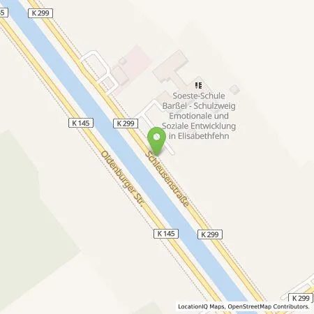 Standortübersicht der Tankstelle EWE Go GmbH in 26676 Barßel