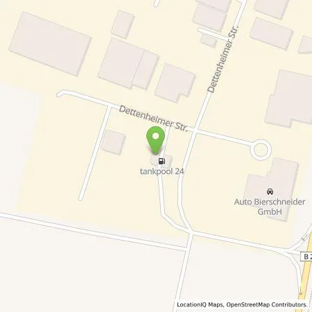 Standortübersicht der Tankstelle Citywatt GmbH in 91781 Weißenburg