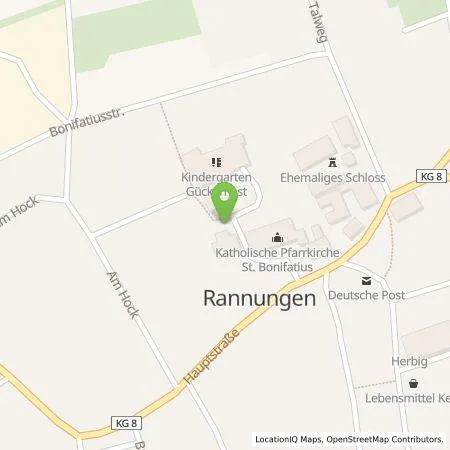 Standortübersicht der Tankstelle Energielösung GmbH in 97517 Rannungen