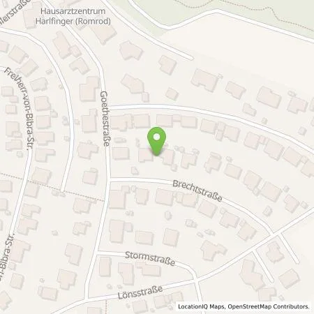 Standortübersicht der Tankstelle Philipp Weitzel in 36329 Romrod