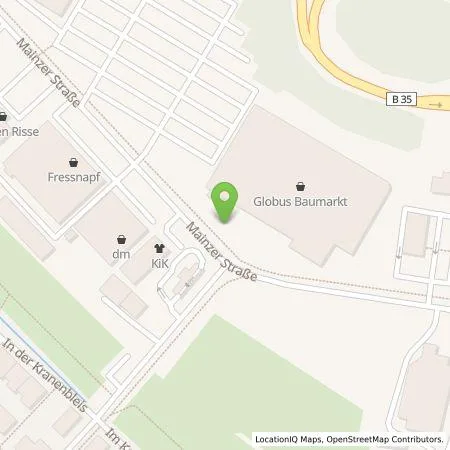 Standortübersicht der Tankstelle Pfalzwerke AG in 76726 Germersheim