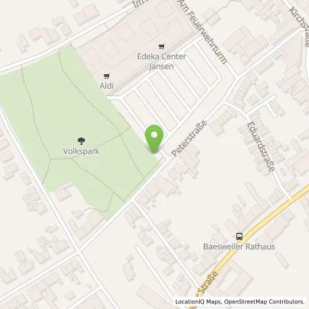 Standortübersicht der Tankstelle EWV Energie- und Wasser-Versorgung GmbH in 52499 Baesweiler