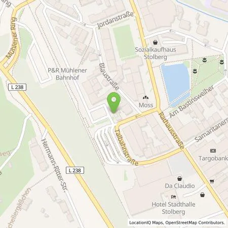 Standortübersicht der Tankstelle EWV Energie- und Wasser-Versorgung GmbH in 52222 Stolberg