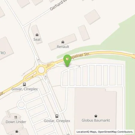 Standortübersicht der Tankstelle Pfalzwerke AG in 38644 Goslar