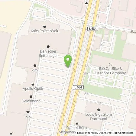 Standortübersicht der Tankstelle Pfalzwerke AG in 44145 Dortmund