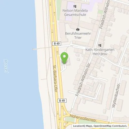 Standortübersicht der Tankstelle Shell Deutschland GmbH in 54290 Trier