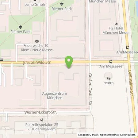 Standortübersicht der Tankstelle HomE of Mobility GmbH in 81829 München