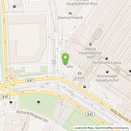 Standortübersicht der Tankstelle Stadtwerke Leipzig GmbH in 04109 Leipzig