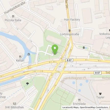 Standortübersicht der Tankstelle Stadtwerke Leipzig GmbH in 04105 Leipzig