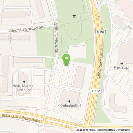 Standortübersicht der Tankstelle EnBW mobility+ AG und Co.KG in 14772 Brandenburg an der Havel