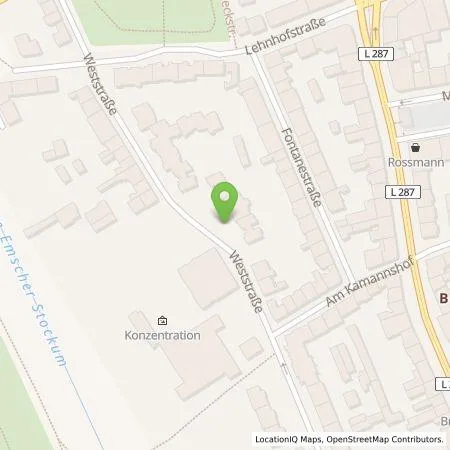 Standortübersicht der Tankstelle Stadtwerke Duisburg AG in 47139 Duisburg