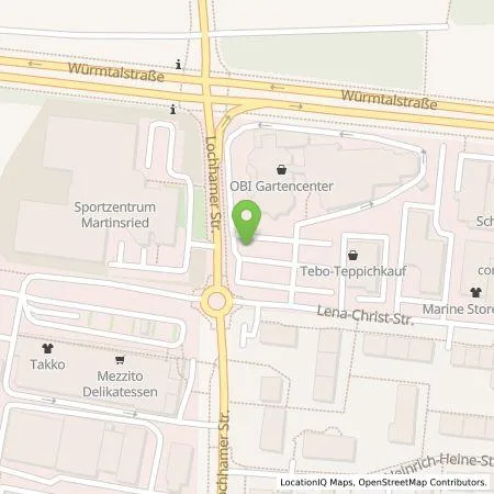 Standortübersicht der Tankstelle Pfalzwerke AG in 82152 Planegg