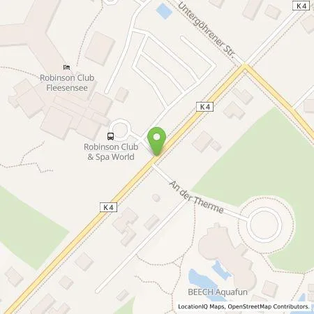 Standortübersicht der Tankstelle Fleesensee Betriebsgesellschaft mbH in 17213 Göhren-Lebbin