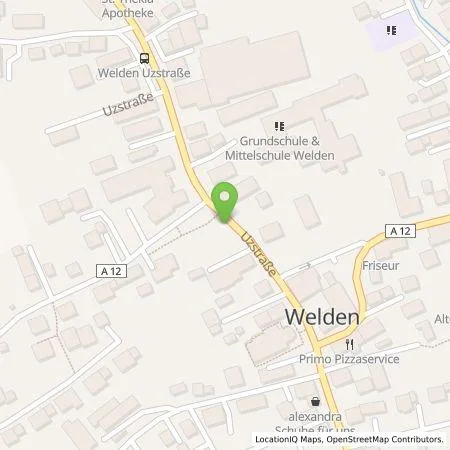 Standortübersicht der Tankstelle LEW Natur GmbH in 86465 Welden