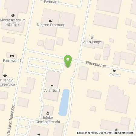 Standortübersicht der Tankstelle ALDI Nord Deutschland Stiftung & Co. KG in 23769 Fehmarn