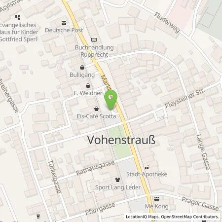 Standortübersicht der Tankstelle Energielösung GmbH in 92648 Vohenstrauß