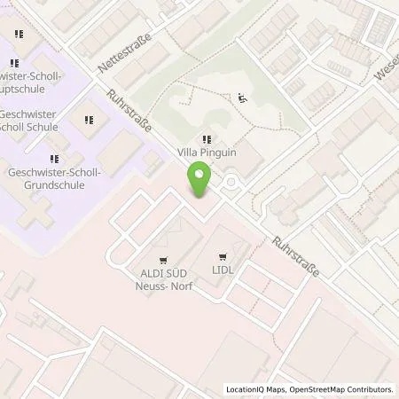 Standortübersicht der Tankstelle ALDI SÜD Immobilienverwaltungs-GmbH & Co. oHG in 41469 Neuss