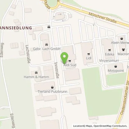 Standortübersicht der Tankstelle ALDI SÜD Immobilienverwaltungs-GmbH & Co. oHG in 85640 Putzbrunn