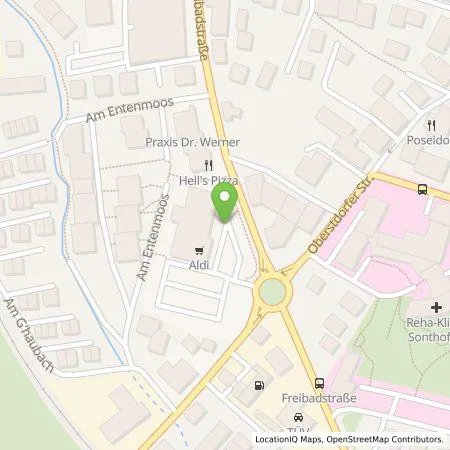 Standortübersicht der Tankstelle ALDI SÜD Immobilienverwaltungs-GmbH & Co. oHG in 87527 Sonthofen