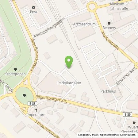 Standortübersicht der Tankstelle Stadtwerke Amberg Bäder und Park GmbH in 92224 Amberg