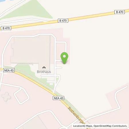 Standortübersicht der Tankstelle BrotHaus GmbH in 91593 Burgbernheim