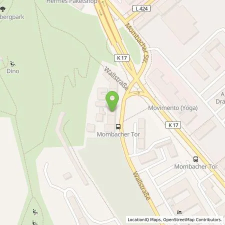 Standortübersicht der Tankstelle eze.network GmbH in 55122 Mainz