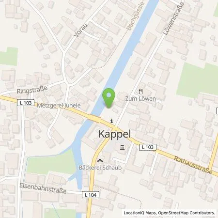 Standortübersicht der Tankstelle naturenergie hochrhein AG in 77966 Kappel-Grafenhausen