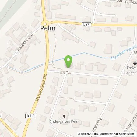 Standortübersicht der Tankstelle Physiotherapie Monika Keutgen in 54570 Pelm