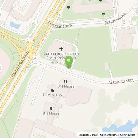 Standortübersicht der Tankstelle Stadtwerke Neuss Energie und Wasser GmbH in 41460 Neuss