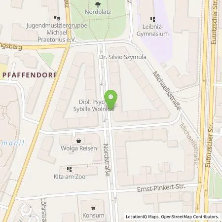 Standortübersicht der Tankstelle Stadtwerke Leipzig GmbH in 04105 Leipzig