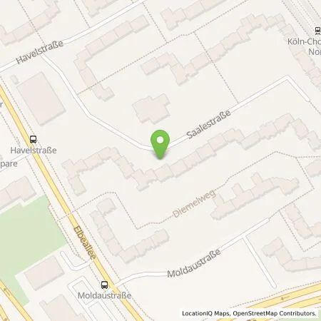 Standortübersicht der Tankstelle TankE GmbH in 50765 Köln