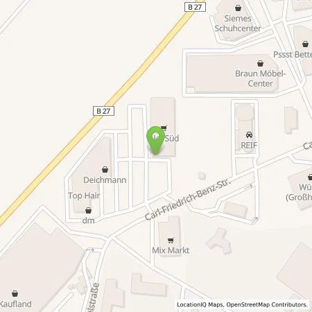 Standortübersicht der Tankstelle EnBW mobility+ AG und Co.KG in 78073 Bad Dürrheim