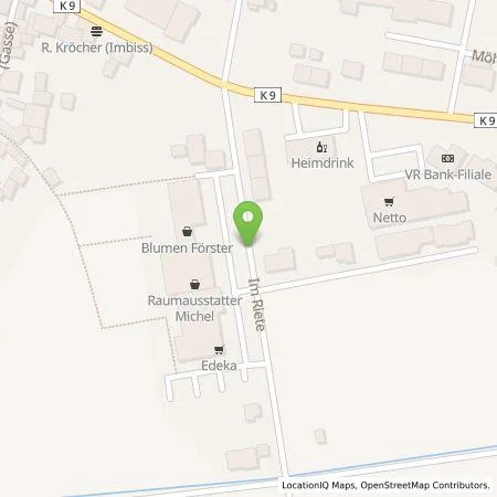 Standortübersicht der Tankstelle TEAG Mobil GmbH in 99834 Gerstungen