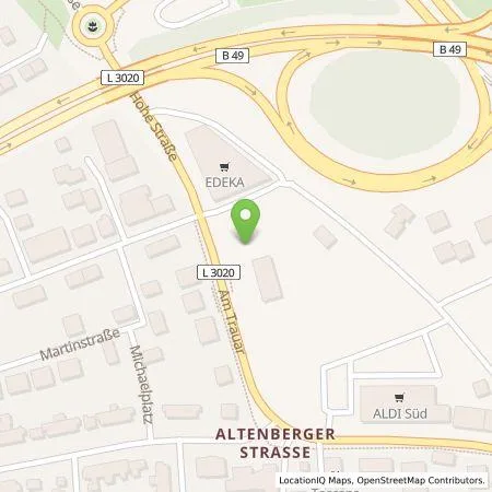 Standortübersicht der Tankstelle TEAG Mobil GmbH in 35576 Wetzlar