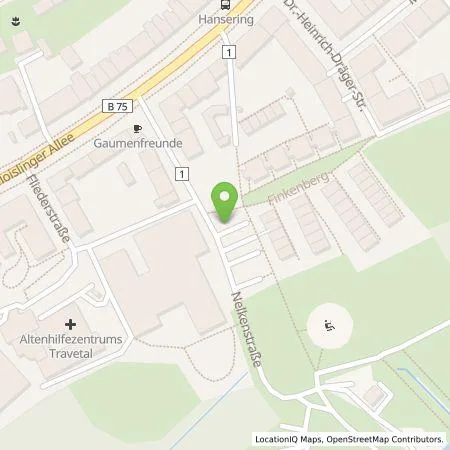 Standortübersicht der Tankstelle Stadtwerke Lübeck Energie GmbH in 23558 Lübeck