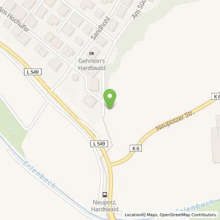 Standortübersicht der Tankstelle Pfalzwerke AG in 76777 Neupotz