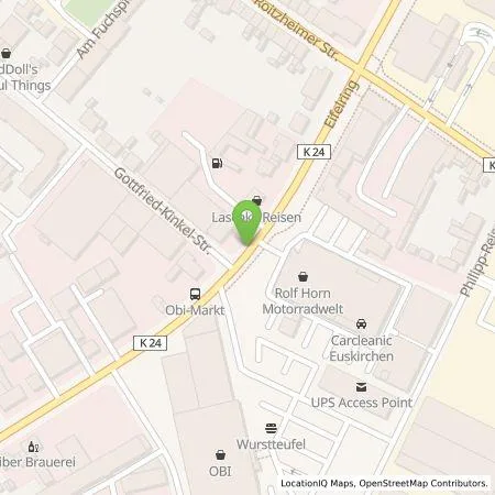 Standortübersicht der Tankstelle Pfalzwerke AG in 53879 Euskirchen (Innenstadt)