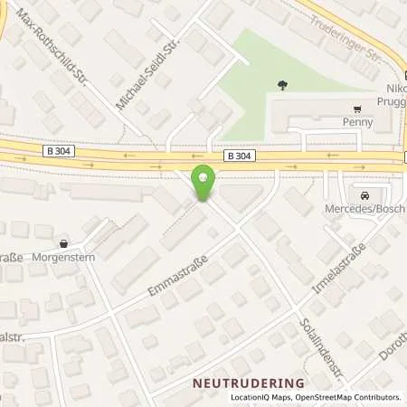 Standortübersicht der Tankstelle SWM Versorgungs GmbH in 81825 München