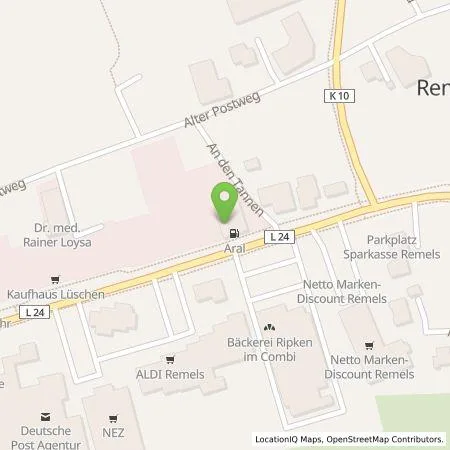 Standortübersicht der Tankstelle Vattenfall Smarter Living GmbH in 26670 Uplengen (Remels)