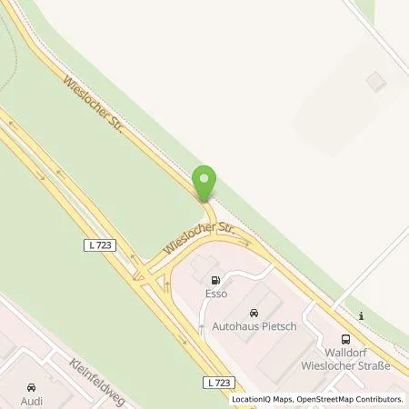 Standortübersicht der Tankstelle Minera Kraftstoffe - Mineraloelwerk Rempel GmbH in 69190 Walldorf