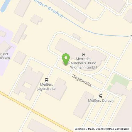 Standortübersicht der Tankstelle Autohaus Bruno Widmann GmbH in 01662 Meissen