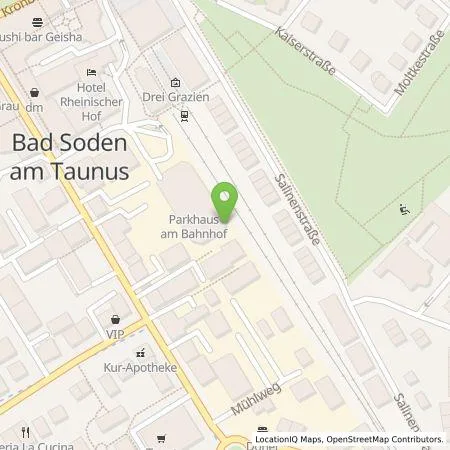 Standortübersicht der Tankstelle GreenCharge GmbH in 65812 Bad Soden am Taunus