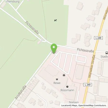 Standortübersicht der Tankstelle Allego GmbH in 24943 Flensburg