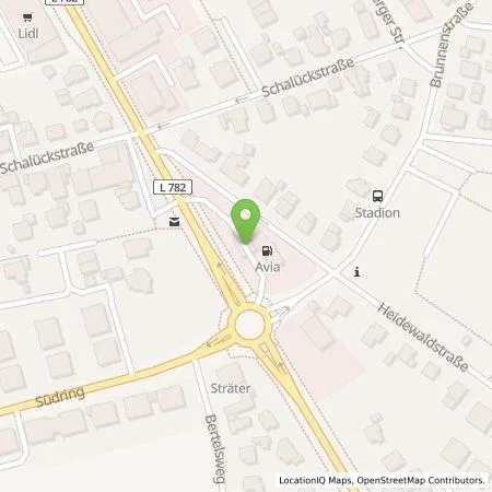 Standortübersicht der Tankstelle August Schmäling e.K. in 33332 Gütersloh