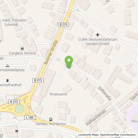 Standortübersicht der Tankstelle Stadtwerke Verden GmbH in 27283 Verden (Aller)