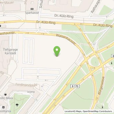 Standortübersicht der Tankstelle SachsenEnergie AG in 01067 Dresden