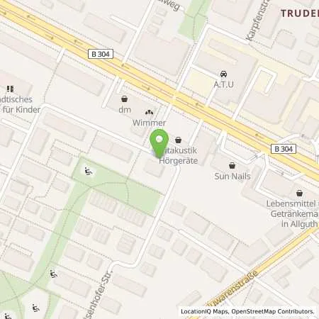 Standortübersicht der Tankstelle SWM Versorgungs GmbH in 81825 München