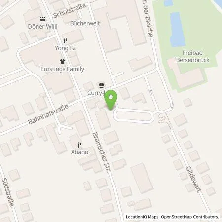 Standortübersicht der Tankstelle EWE Go HOCHTIEF Ladepartner GmbH & Co. KG in 49593 Bersenbrück